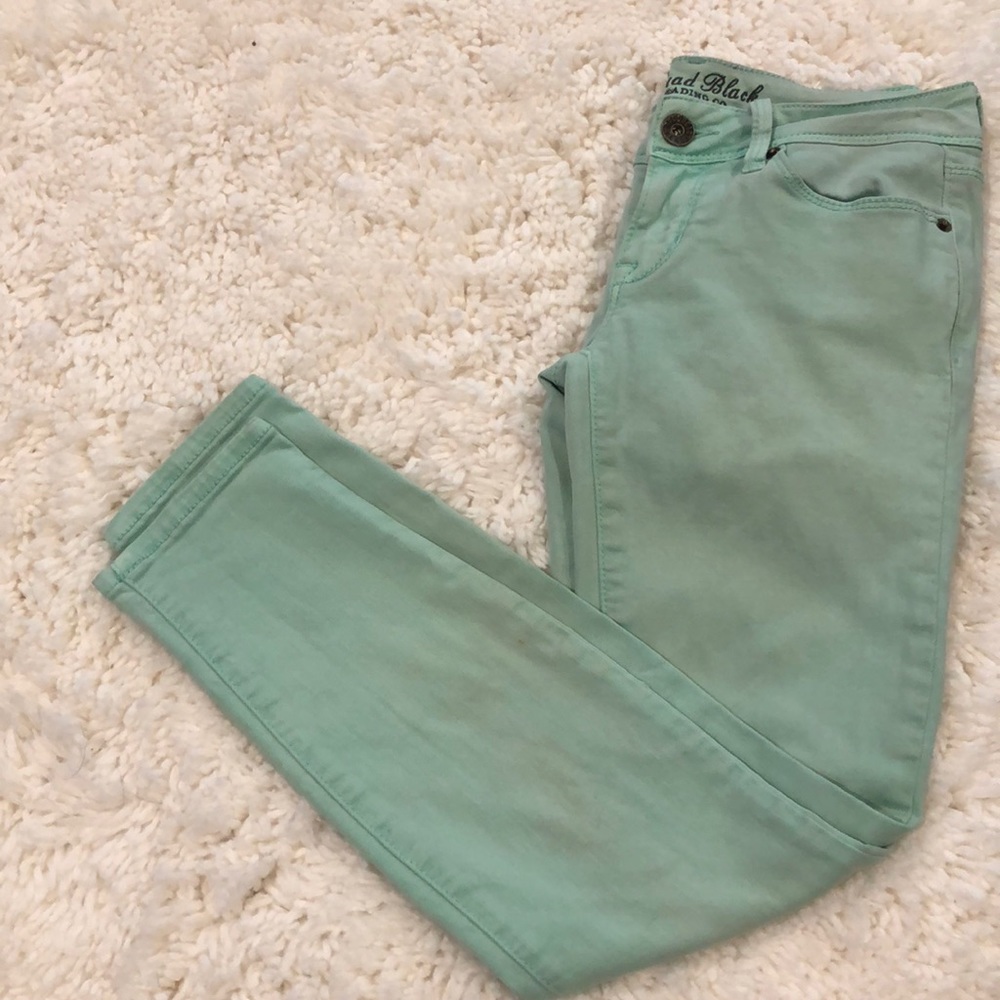 Bullhead Black (PacSun) Aqua Skinny Jean